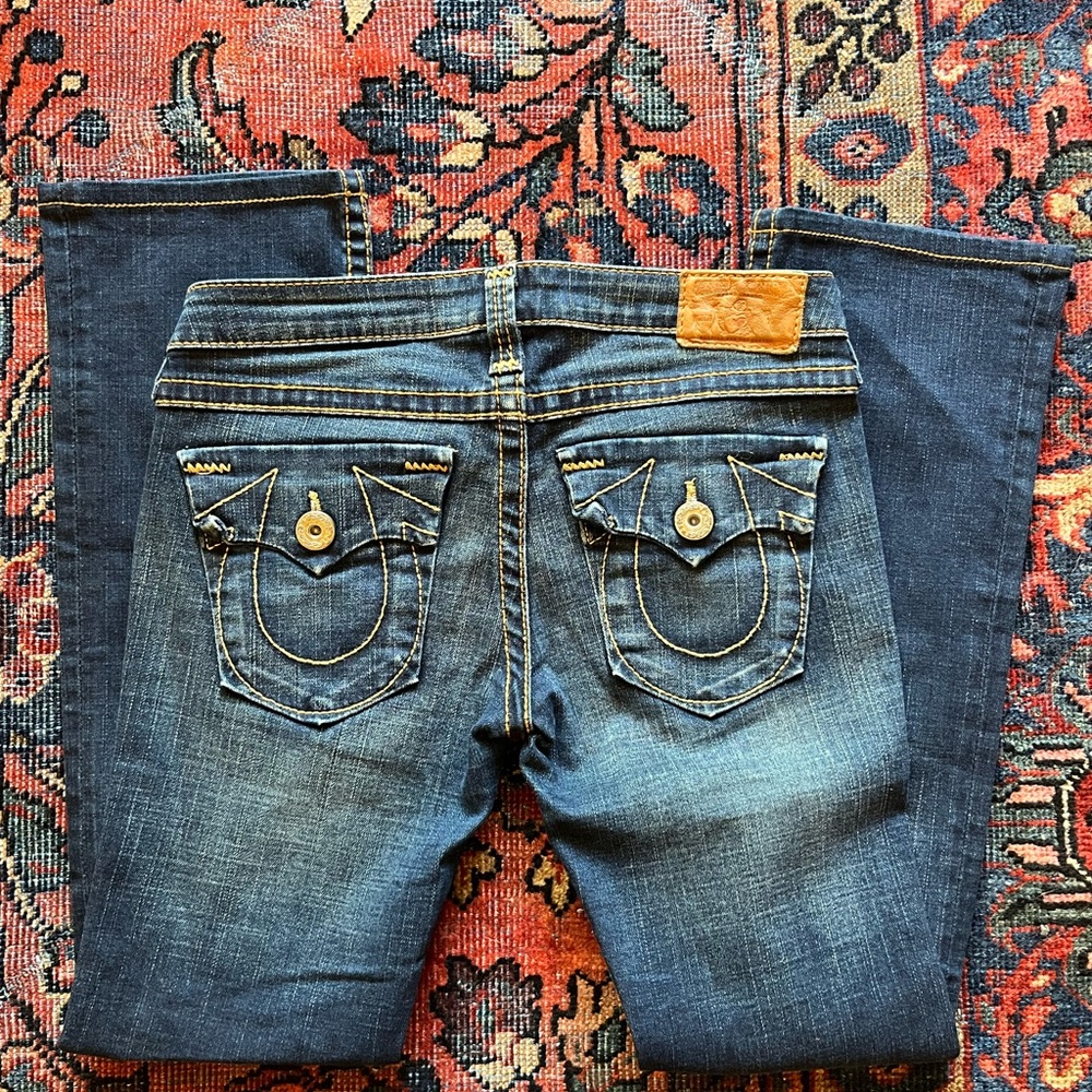 True Religion jeans size 28, older style, EUC made in USA